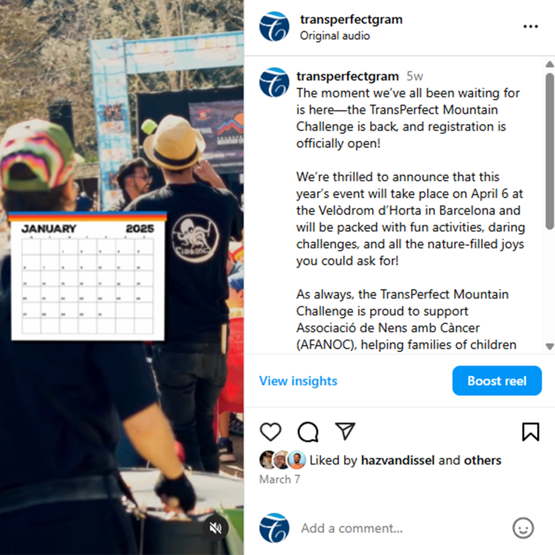 Corporate Instagram - Top-Performing Post